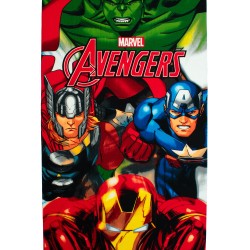 Πετσέτα Θαλάσσης Παιδική Quick Dry Marvel Avengers 185 White Micro Dimcol (70x140) 1Τεμ