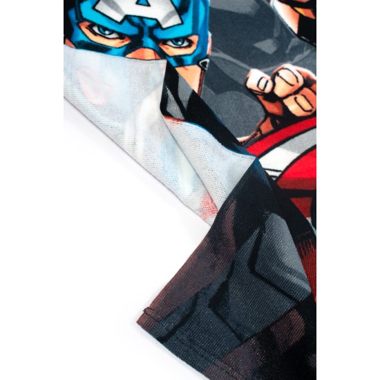 Πετσέτα Θαλάσσης Παιδική Marvel Avengers 553 White Quick Dry Micro Dimcol (70x140) 1Τεμ