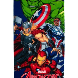 Πετσέτα Θαλάσσης Παιδική Quick Dry Marvel Avengers 670 Blue Micro Dimcol (70x140) 1Τεμ
