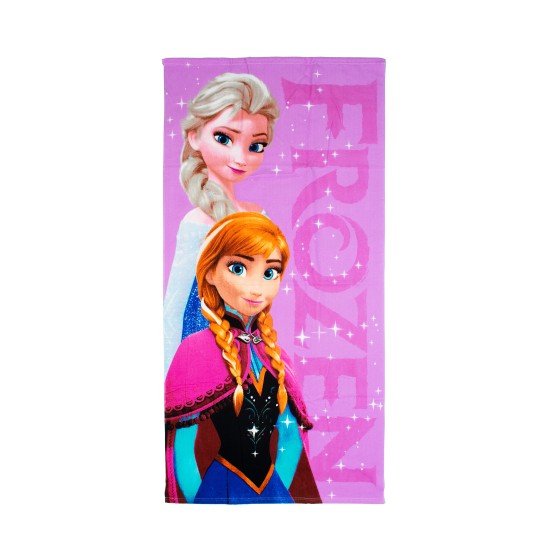 Πετσέτα Θαλάσσης Παιδική Disney Home Frozen 371 Lilac Quick Dry Micro Dimcol (70x140) 1Τεμ