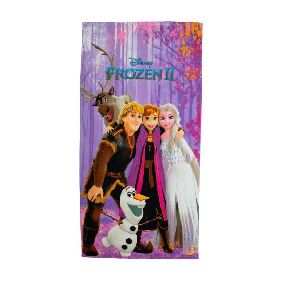 Πετσέτα Θαλάσσης Παιδική Quick Dry Disney Home Frozen 707 Purple Micro Dimcol (70x140) 1Τεμ