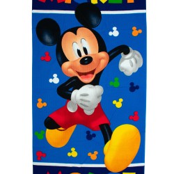 Πετσέτα Θαλάσσης Παιδική Quick Dry Disney Home Mickey 178 Dark Blue Micro Dimcol (70x140) 1Τεμ