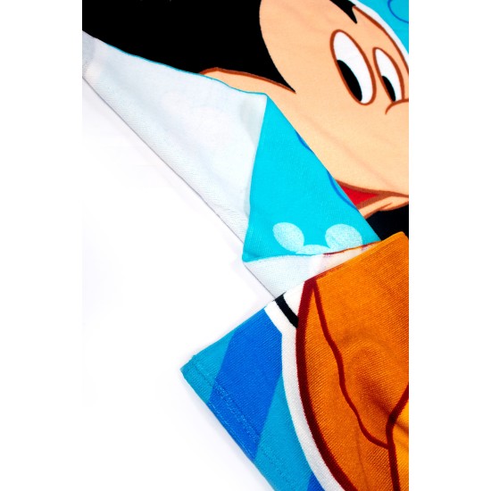 Πετσέτα Θαλάσσης Παιδική Disney Home Mickey 376 Sky Blue Quick Dry Micro Dimcol (70x140) 1Τεμ