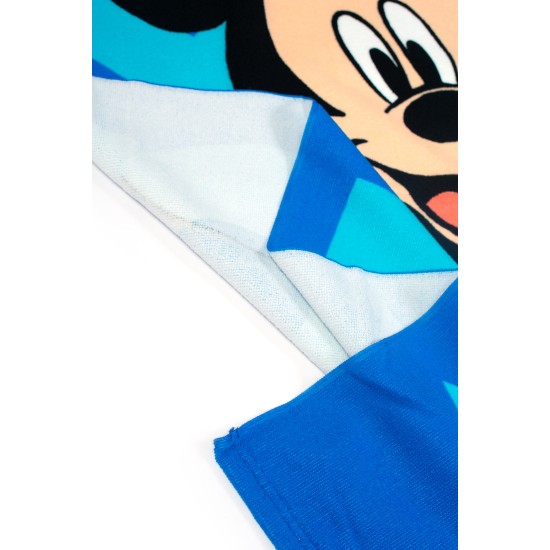 Πετσέτα Θαλάσσης Παιδική Disney Home Mickey 540 Blue Quick Dry Micro Dimcol (70x140) 1Τεμ