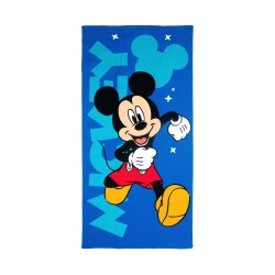 Πετσέτα Θαλάσσης Παιδική Disney Home Mickey 540 Blue Quick Dry Micro Dimcol (70x140) 1Τεμ