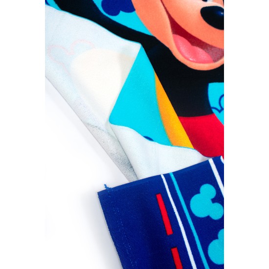 Πετσέτα Θαλάσσης Παιδική Disney Home Mickey 541 Sky Blue Quick Dry Micro Dimcol (70x140) 1Τεμ