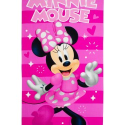Πετσέτα Θαλάσσης Παιδική Quick Dry Disney Home Minnie 181 Fuchsia-Pink Micro Dimcol (70x140) 1Τεμ