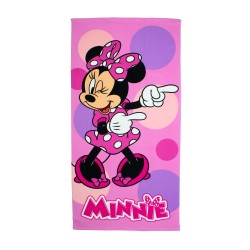 Πετσέτα Θαλάσσης Παιδική Quick Dry Disney Home Minnie 182 Pastel Lilac Micro Dimcol (70x140) 1Τεμ