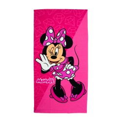 Πετσέτα Θαλάσσης Παιδική Quick Dry Disney Home Minnie 269 Fuchsia-Pink Micro Dimcol (70x140) 1Τεμ