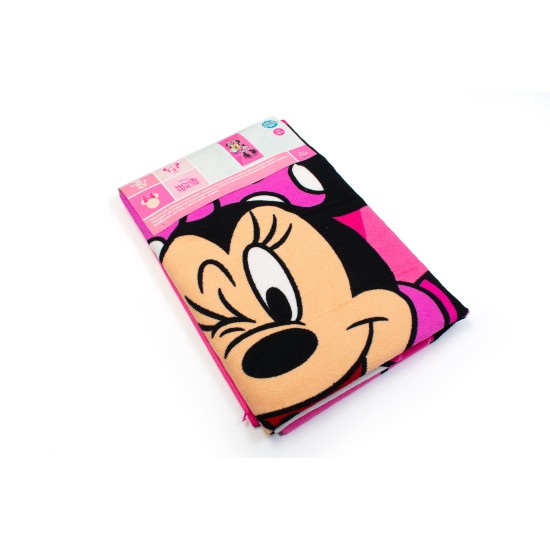 Πετσέτα Θαλάσσης Παιδική Quick Dry Disney Home Minnie 269 Fuchsia-Pink Micro Dimcol (70x140) 1Τεμ