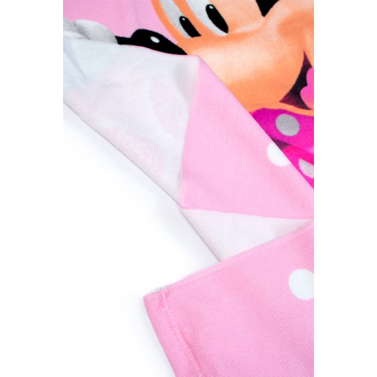 Πετσέτα Θαλάσσης Παιδική Disney Home Minnie 542 Baby Pink Quick Dry Micro Dimcol (70x140) 1Τεμ