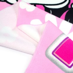 Πετσέτα Θαλάσσης Παιδική Disney Home Minnie 543 Baby Pink Quick Dry Micro Dimcol (70x140) 1Τεμ