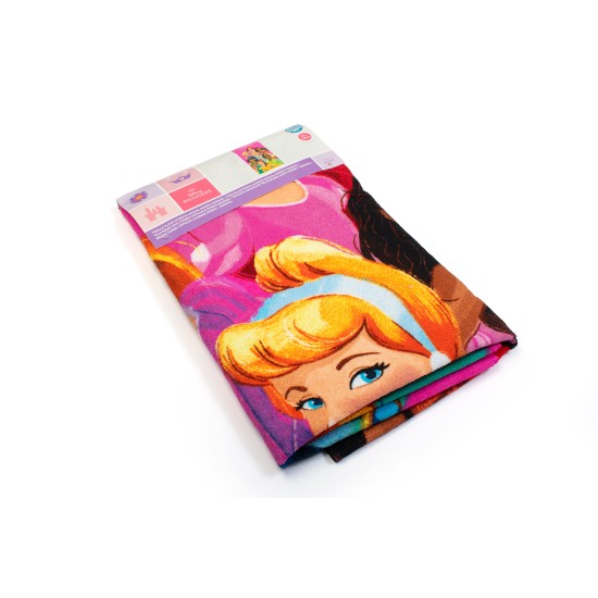 Πετσέτα Θαλάσσης Παιδική Quick Dry Disney Home Princess 190 Fuchsia Micro Dimcol (70x140) 1Τεμ