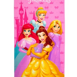 Πετσέτα Θαλάσσης Παιδική Quick Dry Disney Home Princess 191 Baby Pink Micro Dimcol (70x140) 1Τεμ