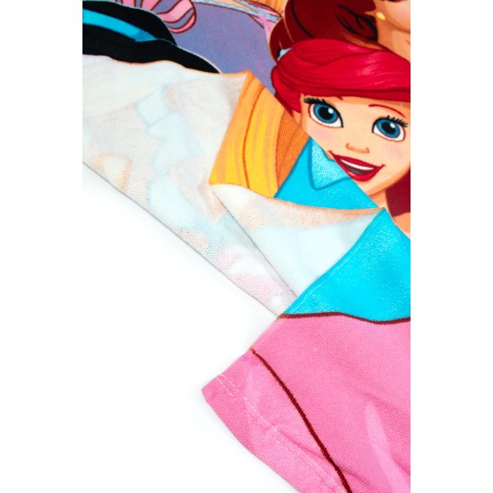 Πετσέτα Θαλάσσης Παιδική Disney Home Princess 334 Pastel Lilac Quick Dry Micro Dimcol (70x140) 1Τεμ