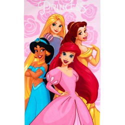 Πετσέτα Θαλάσσης Παιδική Disney Home Princess 334 Pastel Lilac Quick Dry Micro Dimcol (70x140) 1Τεμ