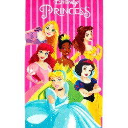 Πετσέτα Θαλάσσης Παιδική Disney Home Princess 552 Fuchsia-Pink Quick Dry Micro Dimcol (70x140) 1Τεμ