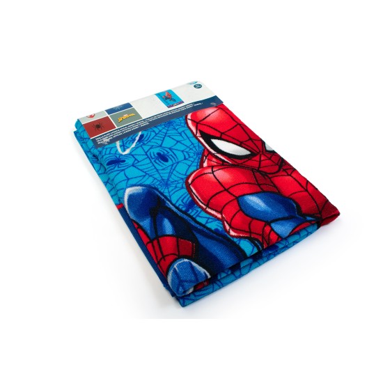 Πετσέτα Θαλάσσης Παιδική Quick Dry Marvel Spiderman 208 Sky Blue Micro Dimcol (70x140) 1Τεμ