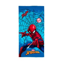 Πετσέτα Θαλάσσης Παιδική Marvel Spiderman 549 Sky Blue Quick Dry Micro Dimcol (70x140) 1Τεμ
