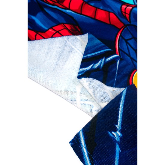 Πετσέτα Θαλάσσης Παιδική Marvel Spiderman 550 Blue Quick Dry Micro Dimcol (70x140) 1Τεμ