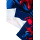 Πετσέτα Θαλάσσης Παιδική Marvel Spiderman 558 Dark Blue Quick Dry Micro Dimcol (70x140) 1Τεμ
