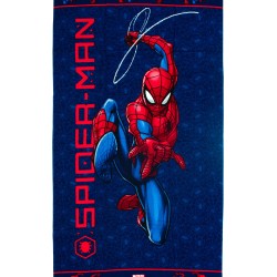 Πετσέτα Θαλάσσης Παιδική Marvel Spiderman 558 Dark Blue Quick Dry Micro Dimcol (70x140) 1Τεμ