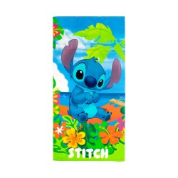Πετσέτα Θαλάσσης Παιδική Disney Home Lilo & Stitch 086 Blue-Green Quick Dry Micro Dimcol (70x140) 1Τεμ