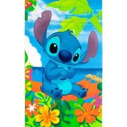 Πετσέτα Θαλάσσης Παιδική Disney Home Lilo & Stitch 086 Blue-Green Quick Dry Micro Dimcol (70x140) 1Τεμ
