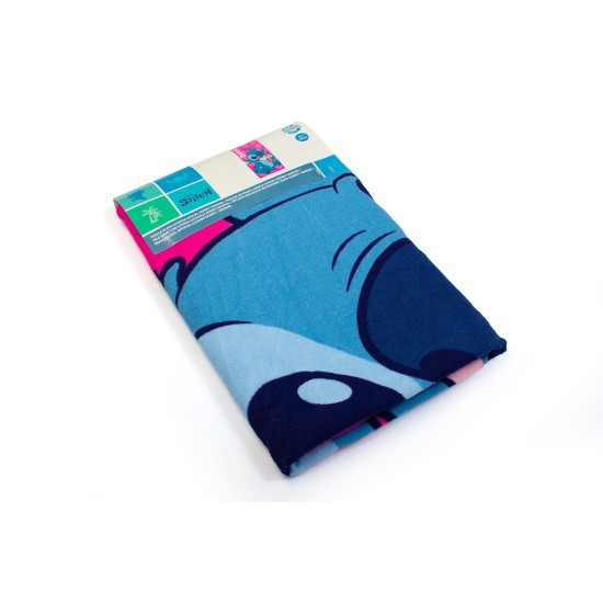 Πετσέτα Θαλάσσης Παιδική Quick Dry Disney Home Lilo & Stitch 118 Fuchsia Micro Dimcol (70x140) 1Τεμ