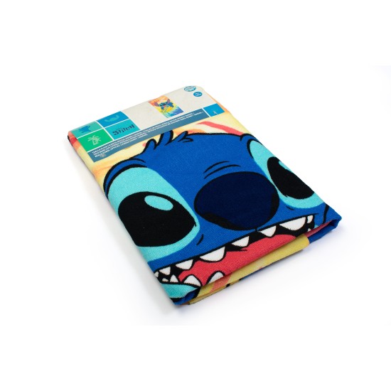 Πετσέτα Θαλάσσης Παιδική Quick Dry Disney Home Lilo & Stitch 159 Orange Micro Dimcol (70x140) 1Τεμ