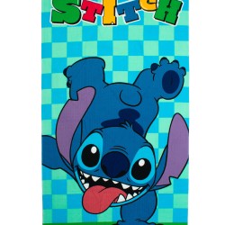 Πετσέτα Θαλάσσης Παιδική Quick Dry Disney Home Lilo & Stitch 186 Aqua-Sky Blue Micro Dimcol (70x140) 1Τεμ