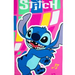Πετσέτα Θαλάσσης Παιδική Quick Dry Disney Home Lilo & Stitch 188 Pink Micro Dimcol (70x140) 1Τεμ