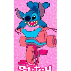 Πετσέτα Θαλάσσης Παιδική Disney Home Lilo & Stitch 557 Pink Quick Dry Micro Dimcol (70x140) 1Τεμ