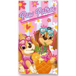 Πετσέτα Θαλάσσης Παιδική Quick Dry Nickelodeon Paw Patrol 002 Baby Pink Micro Dimcol (70x140) 1Τεμ