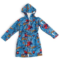 Μπουρνούζι Παιδικό Με Κουκούλα Marvel Spider-Man Sky Blue Micro Dimcol 1Τεμ