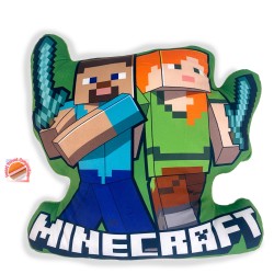 Διακοσμητικό Μαξιλάρι Παιδικό Kids 3D Mojang Minecraft 18 Green Dimcol (40cm) 1Τεμ
