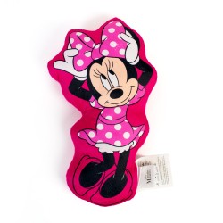 Διακοσμητικό Μαξιλάρι Παιδικό 3D Disney Home Minnie 27A Fuchsia 100% Velboa Dimcol (35cm ) 1Τεμ