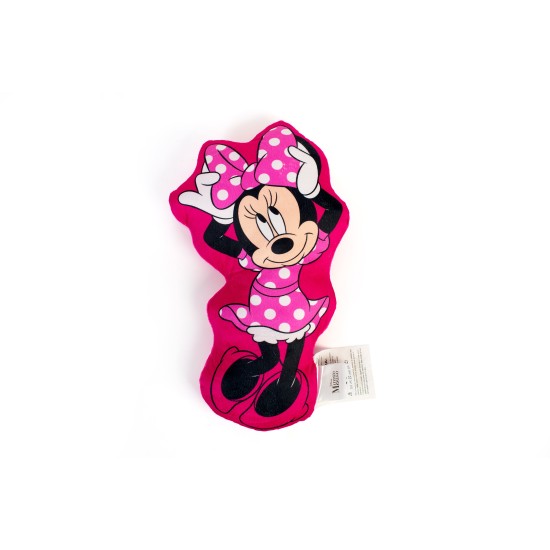 Διακοσμητικό Μαξιλάρι Παιδικό 3D Disney Home Minnie 27A Fuchsia 100% Velboa Dimcol (35cm ) 1Τεμ