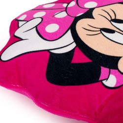 Διακοσμητικό Μαξιλάρι Παιδικό 3D Disney Home Minnie 27A Fuchsia 100% Velboa Dimcol (35cm ) 1Τεμ