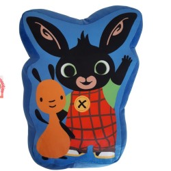 Διακοσμητικό Μαξιλάρι Παιδικό 3D Acamar Films Bing 207 Blue 100% Velboa Dimcol (35cm ) 1Τεμ