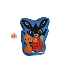 Διακοσμητικό Μαξιλάρι Παιδικό 3D Acamar Films Bing 207 Blue 100% Velboa Dimcol (35cm ) 1Τεμ