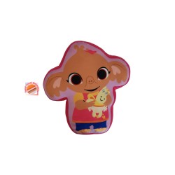 Διακοσμητικό Μαξιλάρι Παιδικό 3D Acamar Films Bing 208 Fuchsia 100% Velboa Dimcol (35cm ) 1Τεμ