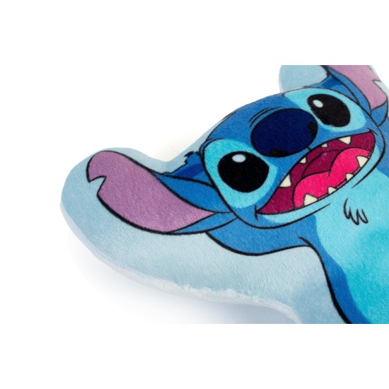 Διακοσμητικό Mini Μαξιλάρι Παιδικό Disney Home Stitch 190 Blue AOP 100% Velboa Dimcol (15cm) 1Τεμ