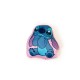 Διακοσμητικό Mini Μαξιλάρι Παιδικό Disney Home Stitch 188 3D Pink AOP 100% Velboa Dimcol (15cm) 1Τεμ