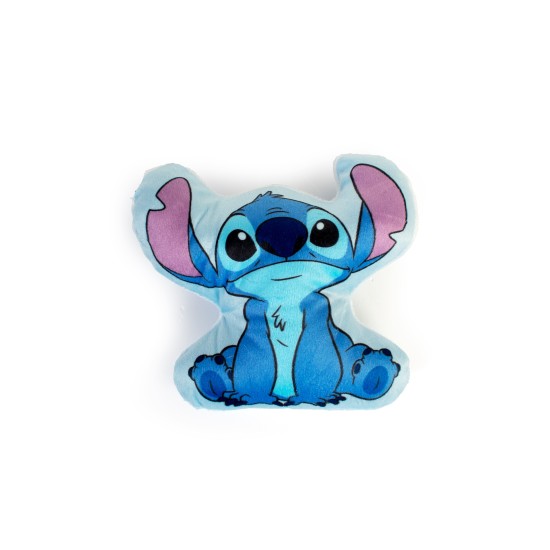 Διακοσμητικό Mini Μαξιλάρι Παιδικό Disney Home Stitch 385 Sky Blue AOP 100% Velboa Dimcol (15cm) 1Τεμ