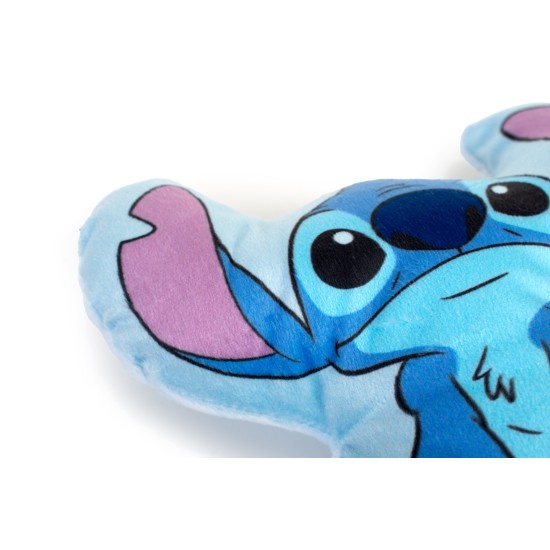 Διακοσμητικό Mini Μαξιλάρι Παιδικό Disney Home Stitch 385 Sky Blue AOP 100% Velboa Dimcol (15cm) 1Τεμ