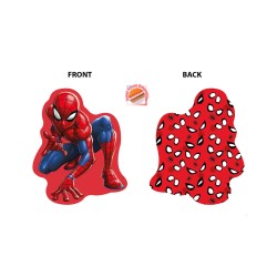 Διακοσμητικό Mini Μαξιλάρι Παιδικό Marvel Spiderman 693 Red 3D AOP 100% Velboa Dimcol (20cm) 1Τεμ