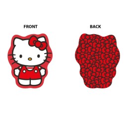 Διακοσμητικό Mini Μαξιλάρι Παιδικό Sanrio Hello Kitty 691 Red 3D AOP 100% Velboa Dimcol (20cm) 1Τεμ