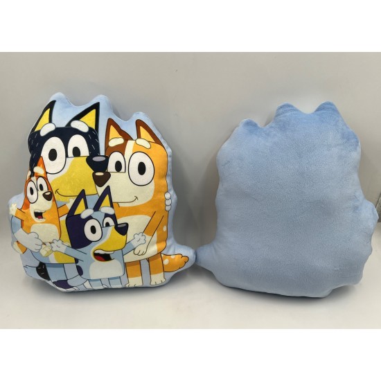 Διακοσμητικό Μαξιλάρι Παιδικό Disney BBC Studios Bluey 620 White-Sky Blue Dimcol (35cm) 1Τεμ