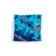 Διακοσμητικό Μαξιλάρι Παιδικό Βελούδινο Disney Home Stitch 04 Blue 100% Velboa Dimcol (38x38) 1Τεμ
